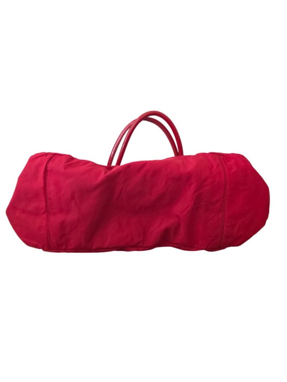Kate Spade NYC STEVIE Red Nylon Tote Diaper Bag w/ Patent Leather Trim - Picture 5 of 12